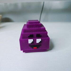 McDonalds Minecraft Grimace Toy w/o card